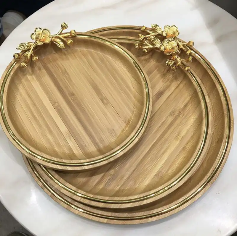 مدل سینی چوبی سرو و پذیرایی
