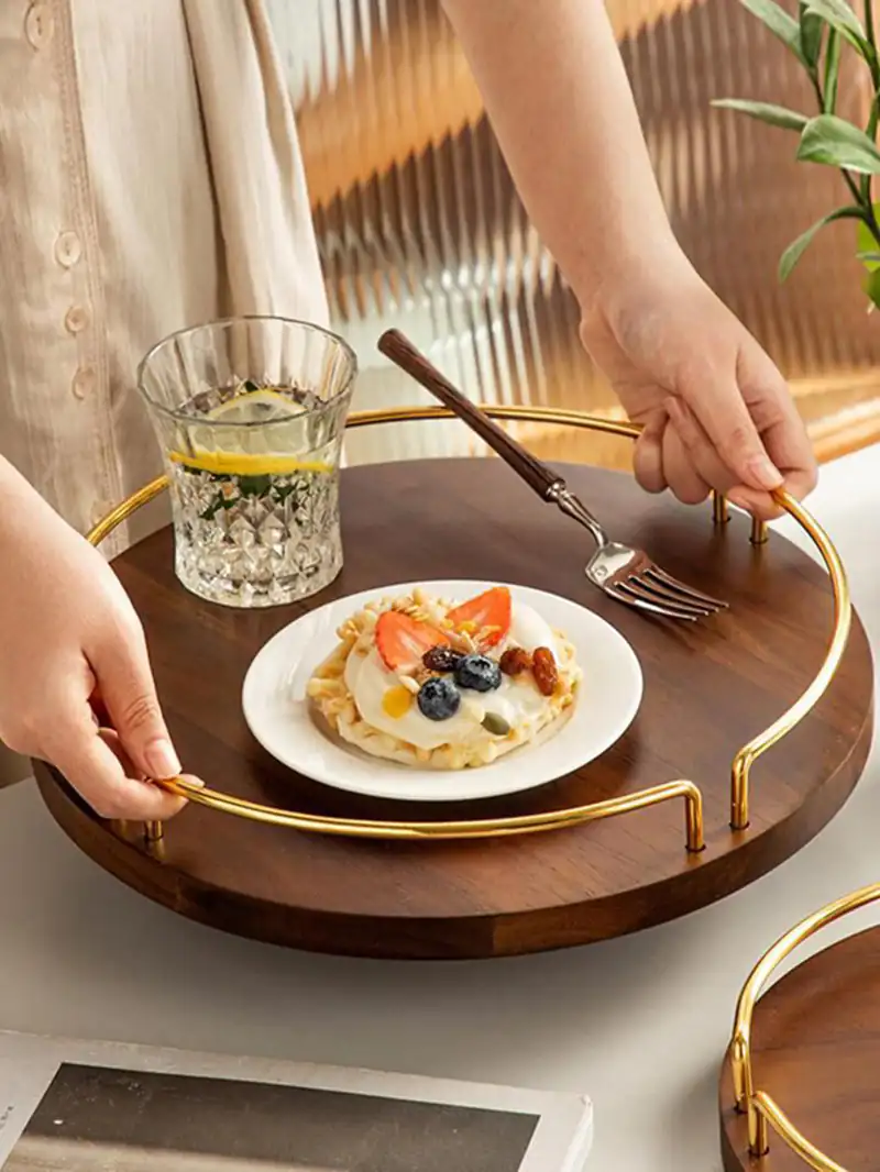 مدل سینی چوبی سرو و پذیرایی