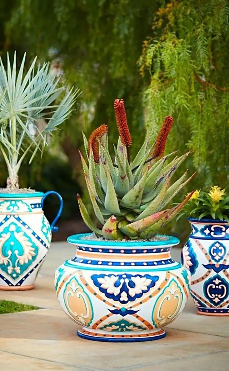 مدل گلدان هنری و تذهیبی