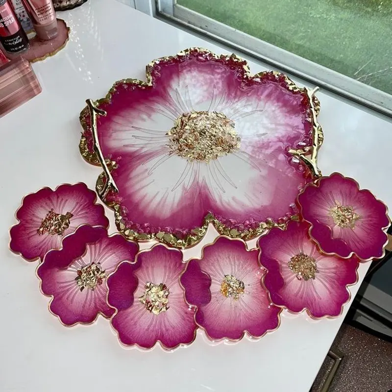 ست ظروف شیک رزینی پذیرایی