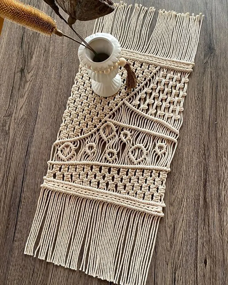 مدل زیر بشقابی مکرومه