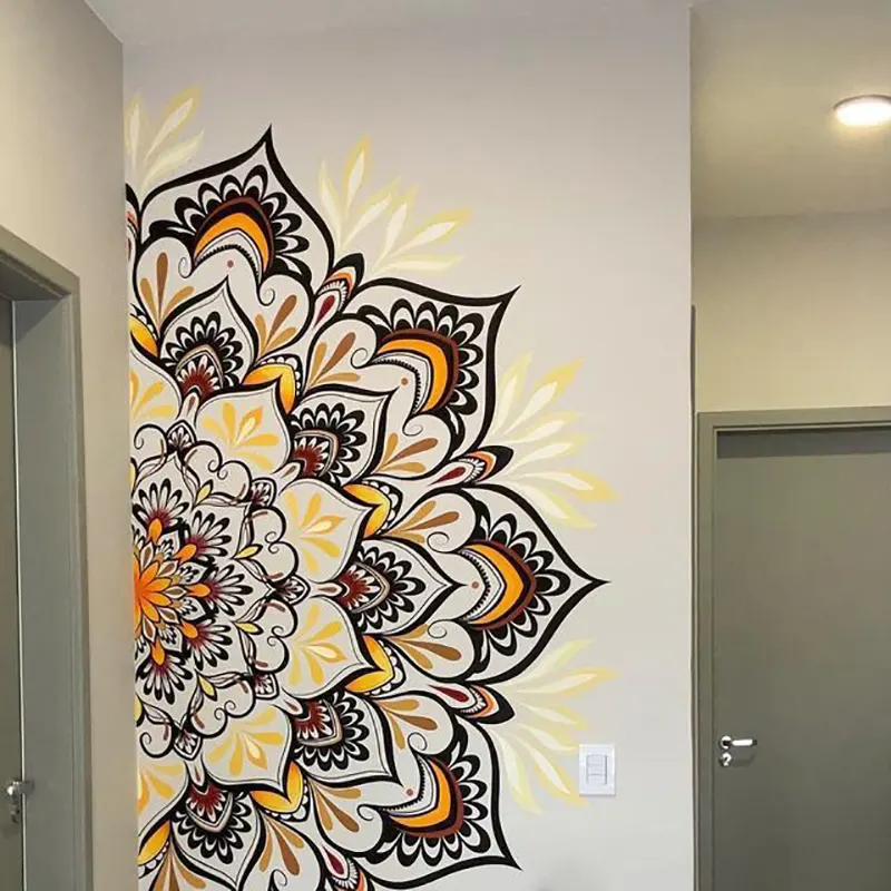 دیزاین خونه با نقاشی ماندالا