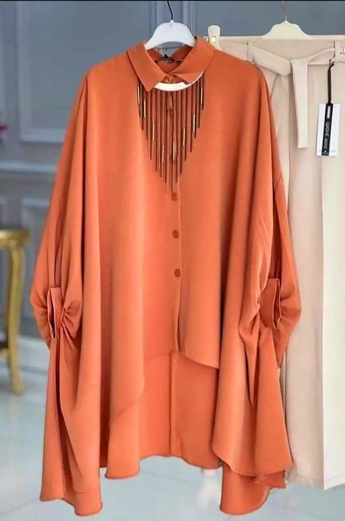 شومیز مجلسی بلند 