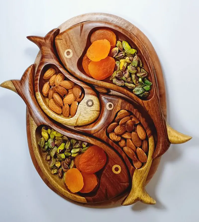 مدل ظروف چوبی بامبو (جدیدترین مدل های ترند امسال ۱۴۰۴ - ۲۰۲۵) مدل ظروف چوبی بامبو