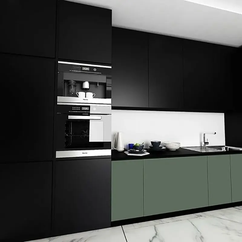 مدل کابینت شیک به رنگ مشکی