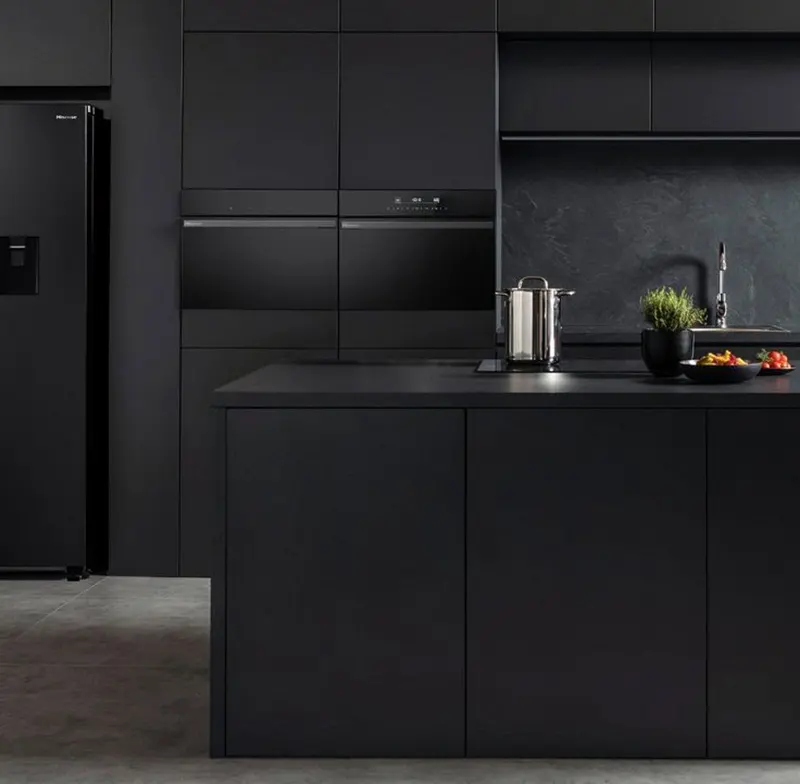 مدل کابینت شیک به رنگ مشکی