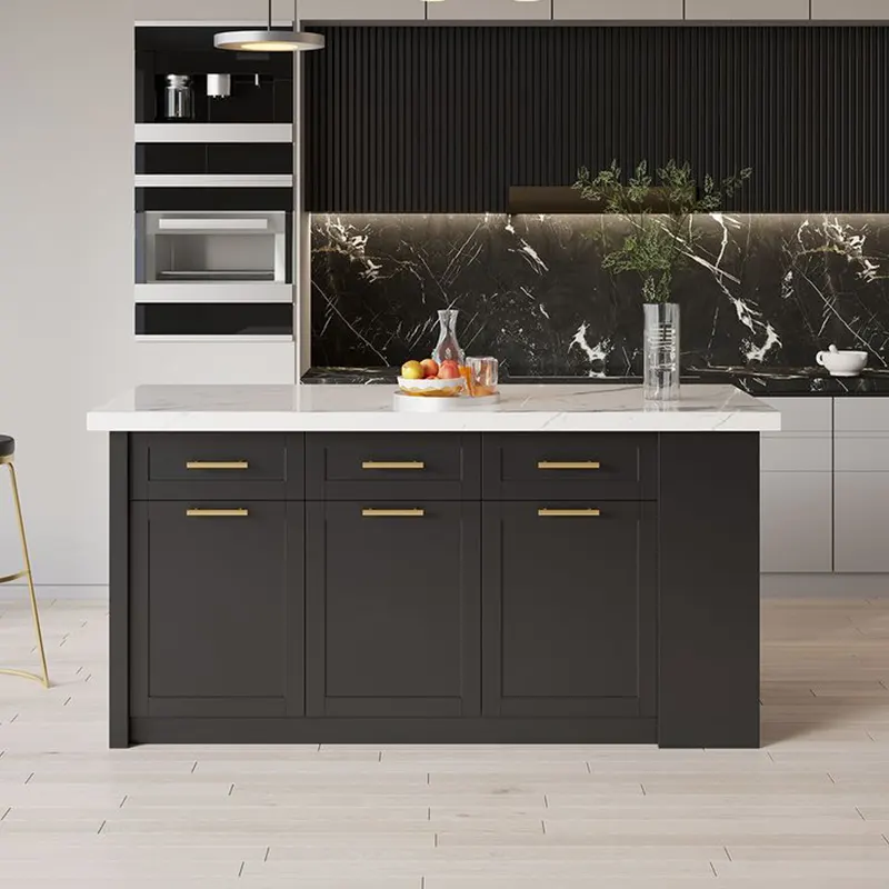 مدل کابینت شیک به رنگ مشکی