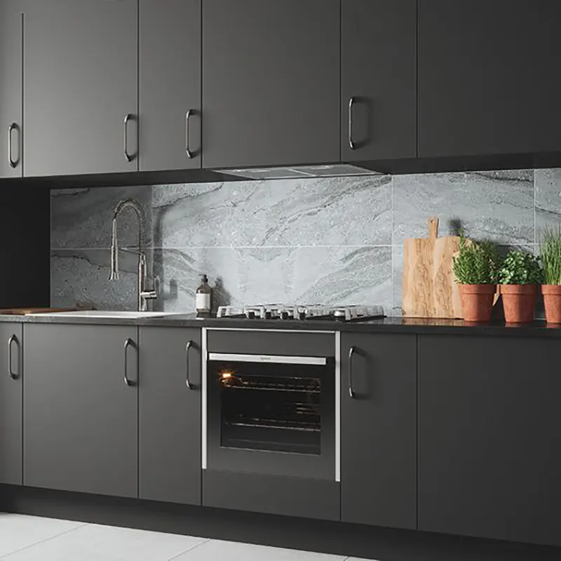 مدل کابینت شیک به رنگ مشکی