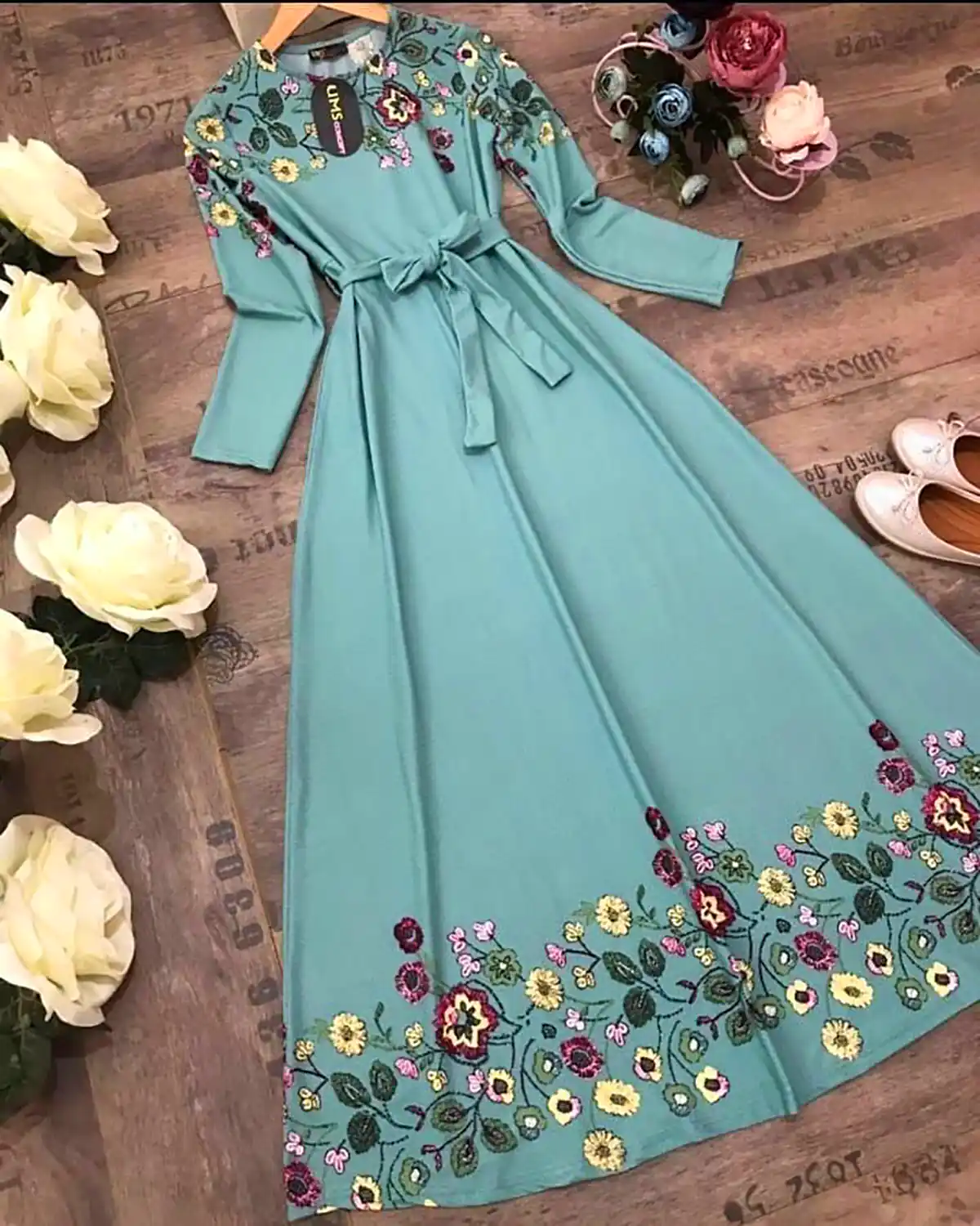 پیراهن فون تک رنگ زنانه