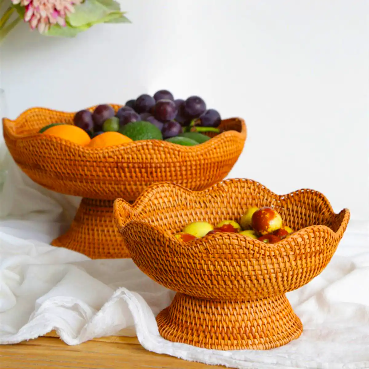 ظرف پذیرایی حصیری