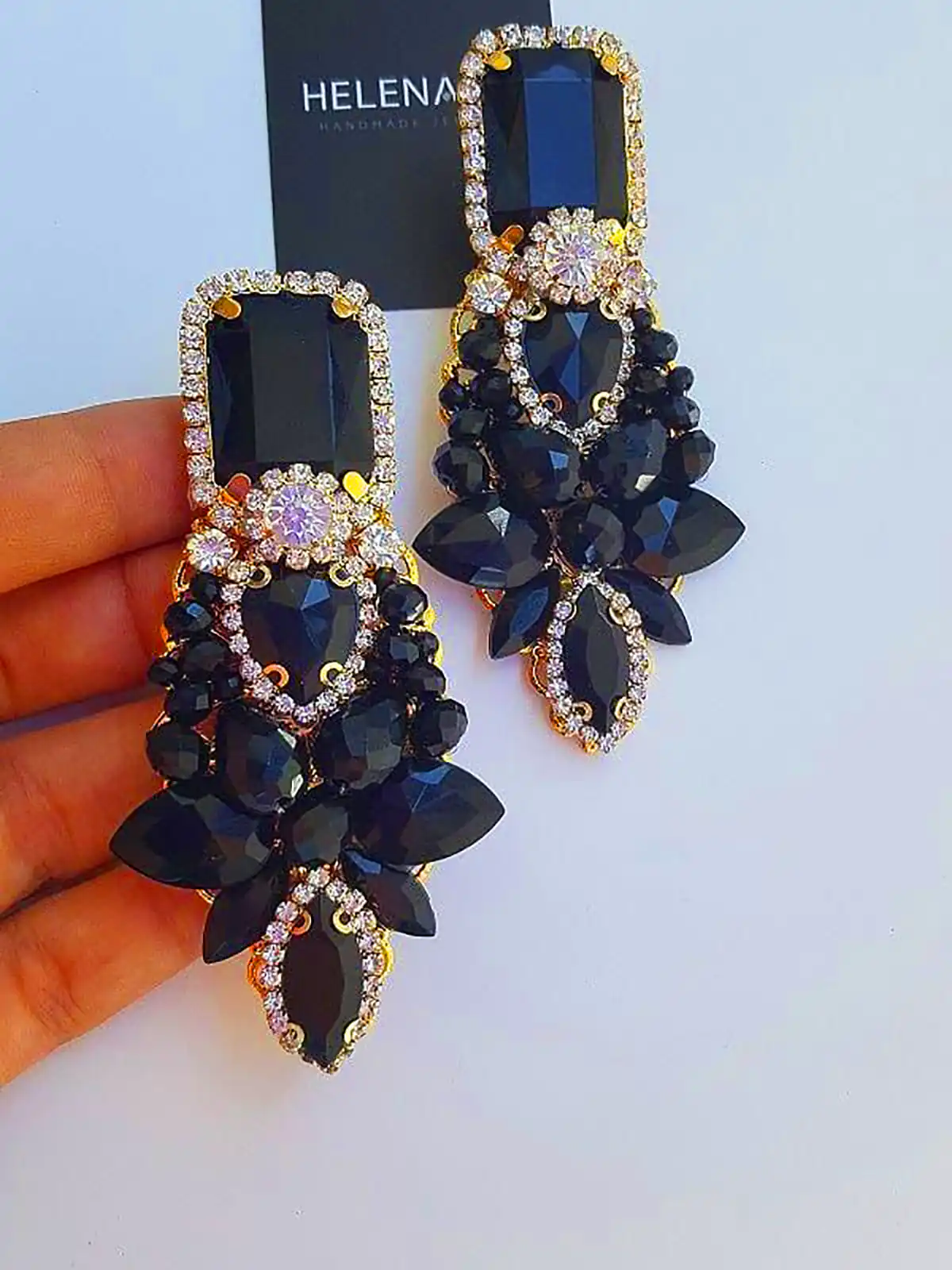 گوشواره فانتزی مشکی