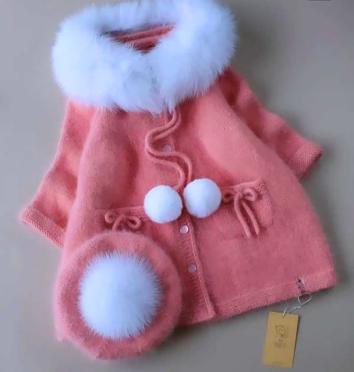 ژاکت دستبافت برای دختربچه ها