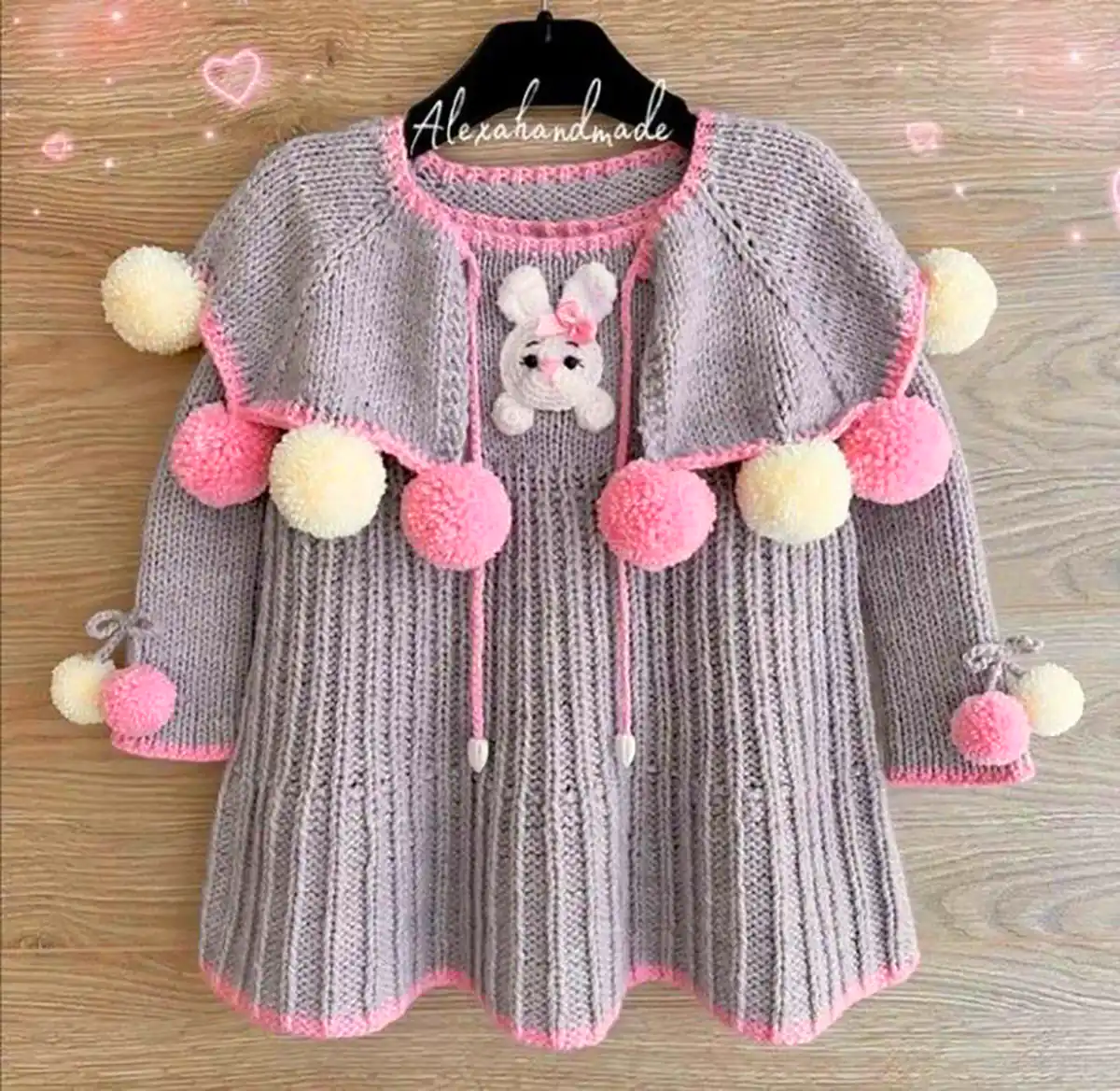 ژاکت دستبافت برای دختربچه ها
