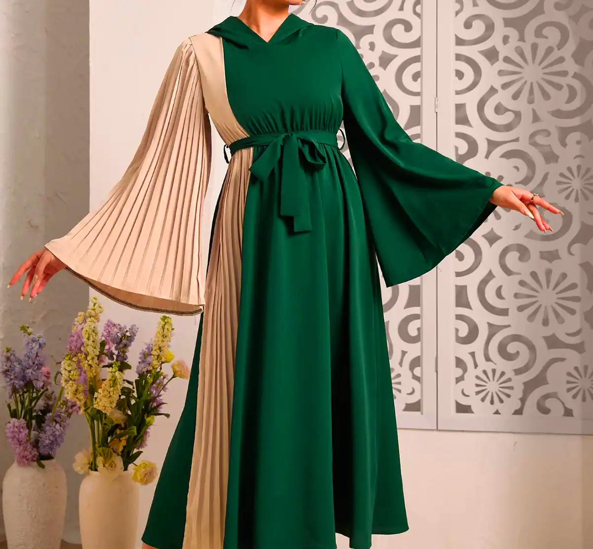 پیراهن مخمل شیک زنانه