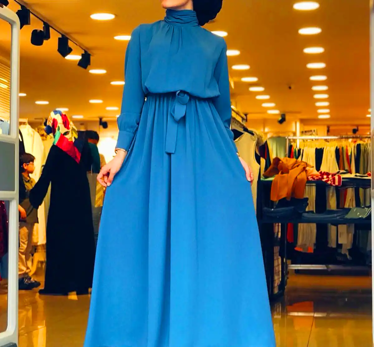 پیراهن مخمل شیک زنانه
