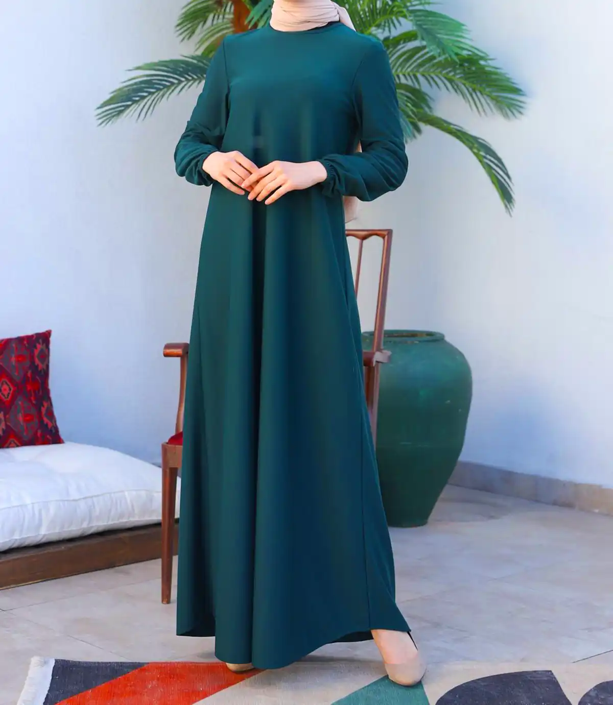 پیراهن مخمل شیک زنانه