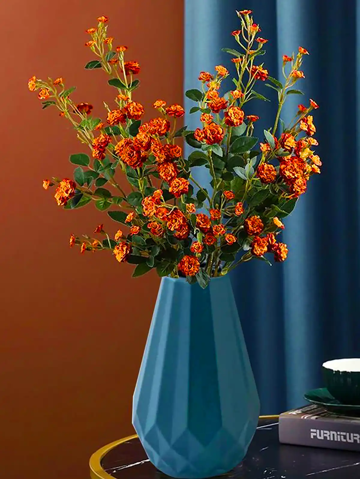 گلدون گل طبیعی دکوری