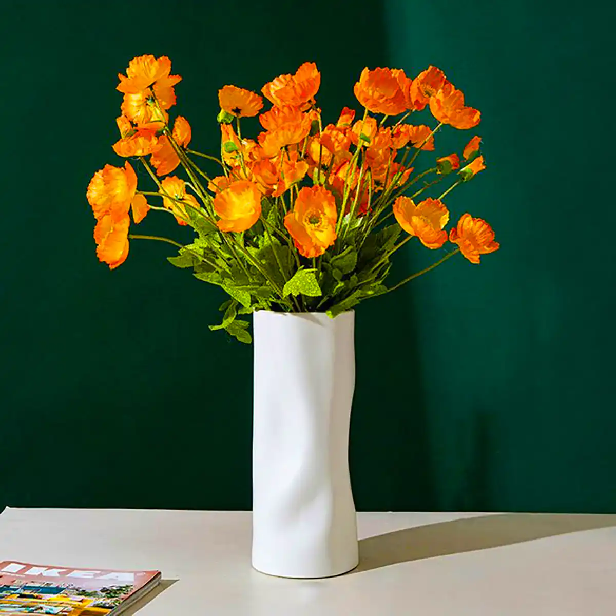 گلدون گل طبیعی دکوری