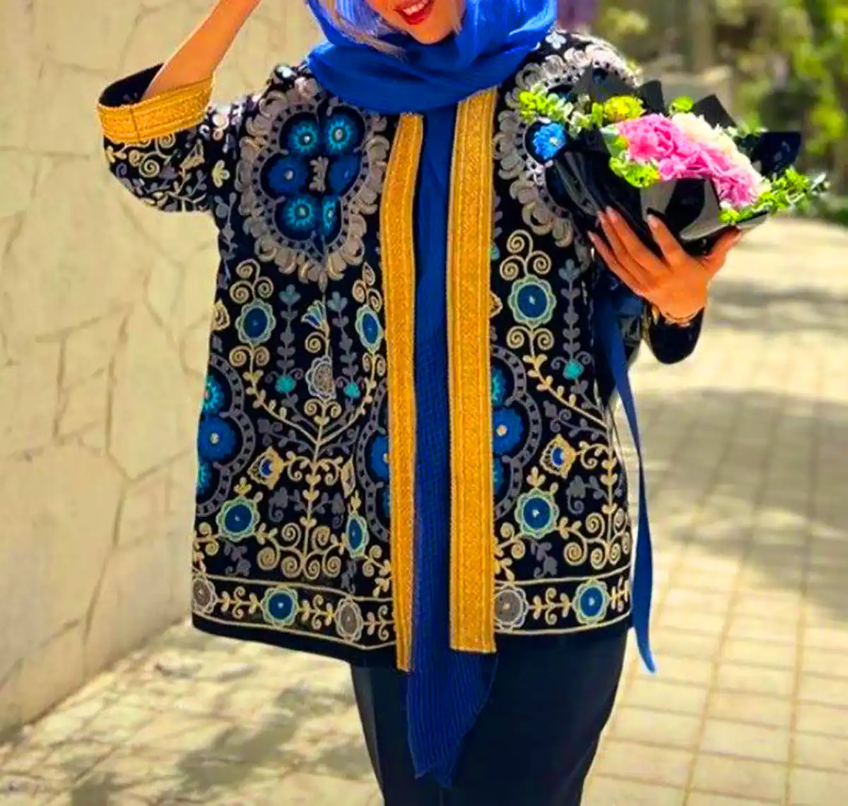 مانتو کتی سوزندوزی ژورنالی