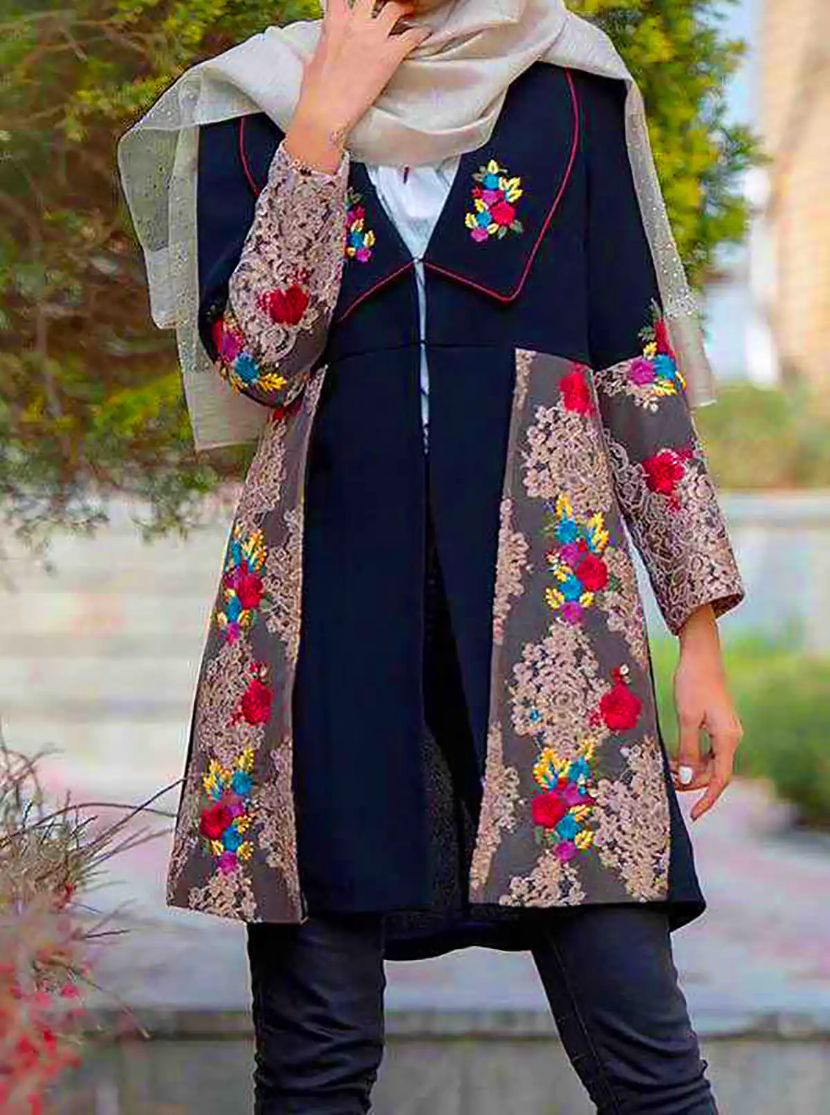 مانتو کتی سوزندوزی ژورنالی