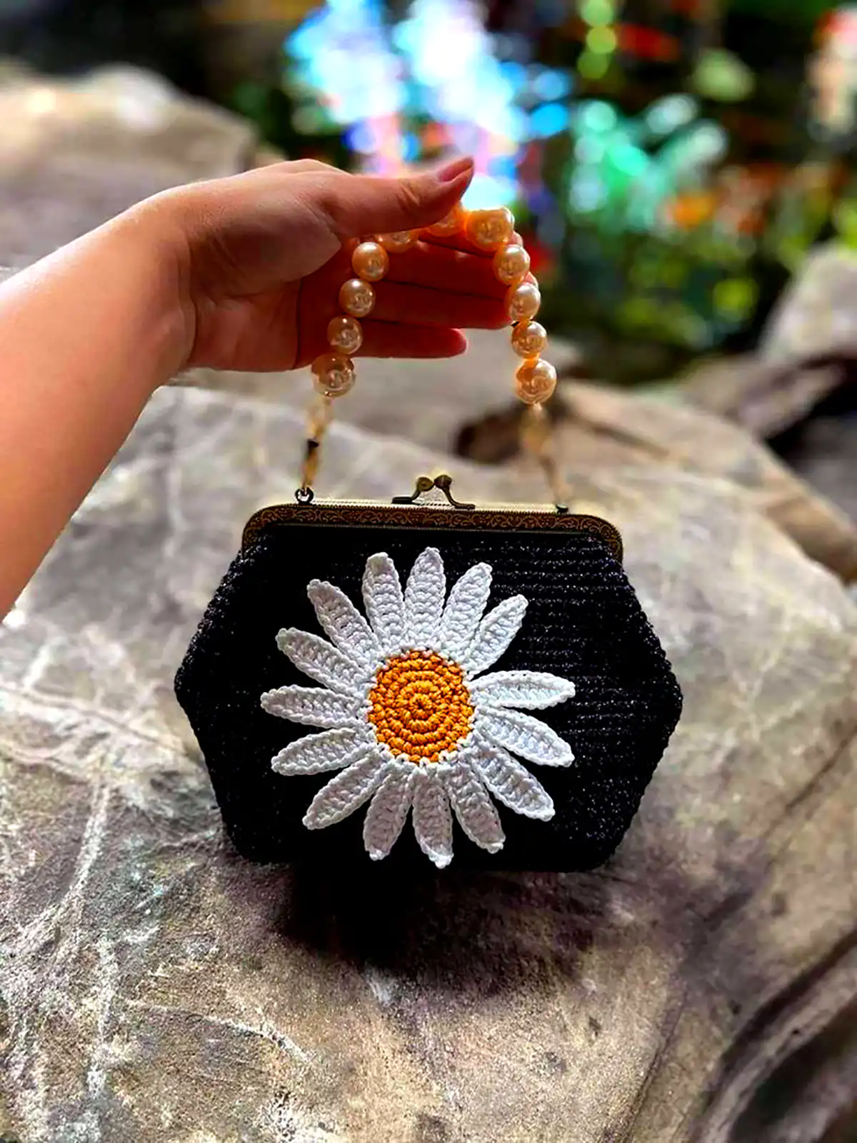 کیف بافتنی طرحدار