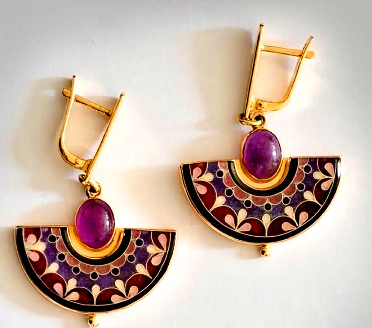 گوشواره شیک برنجی