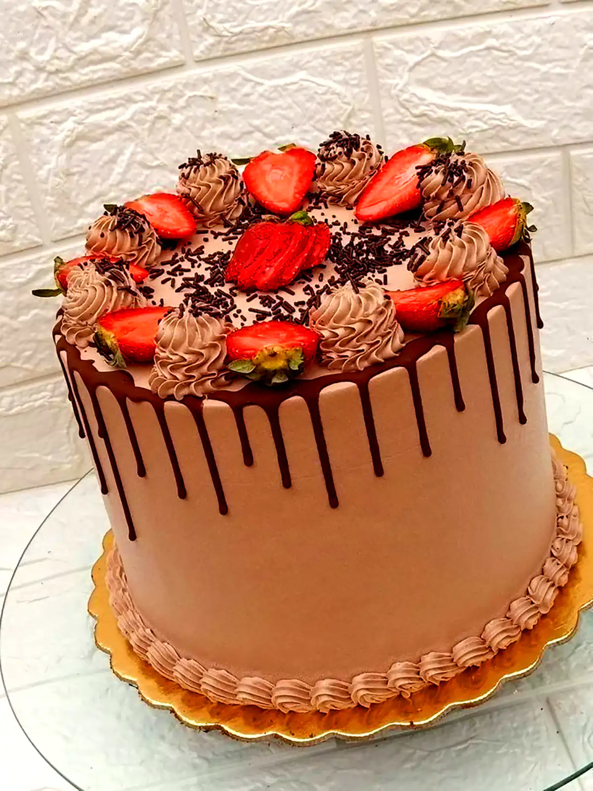 کیک تولد شکلاتی