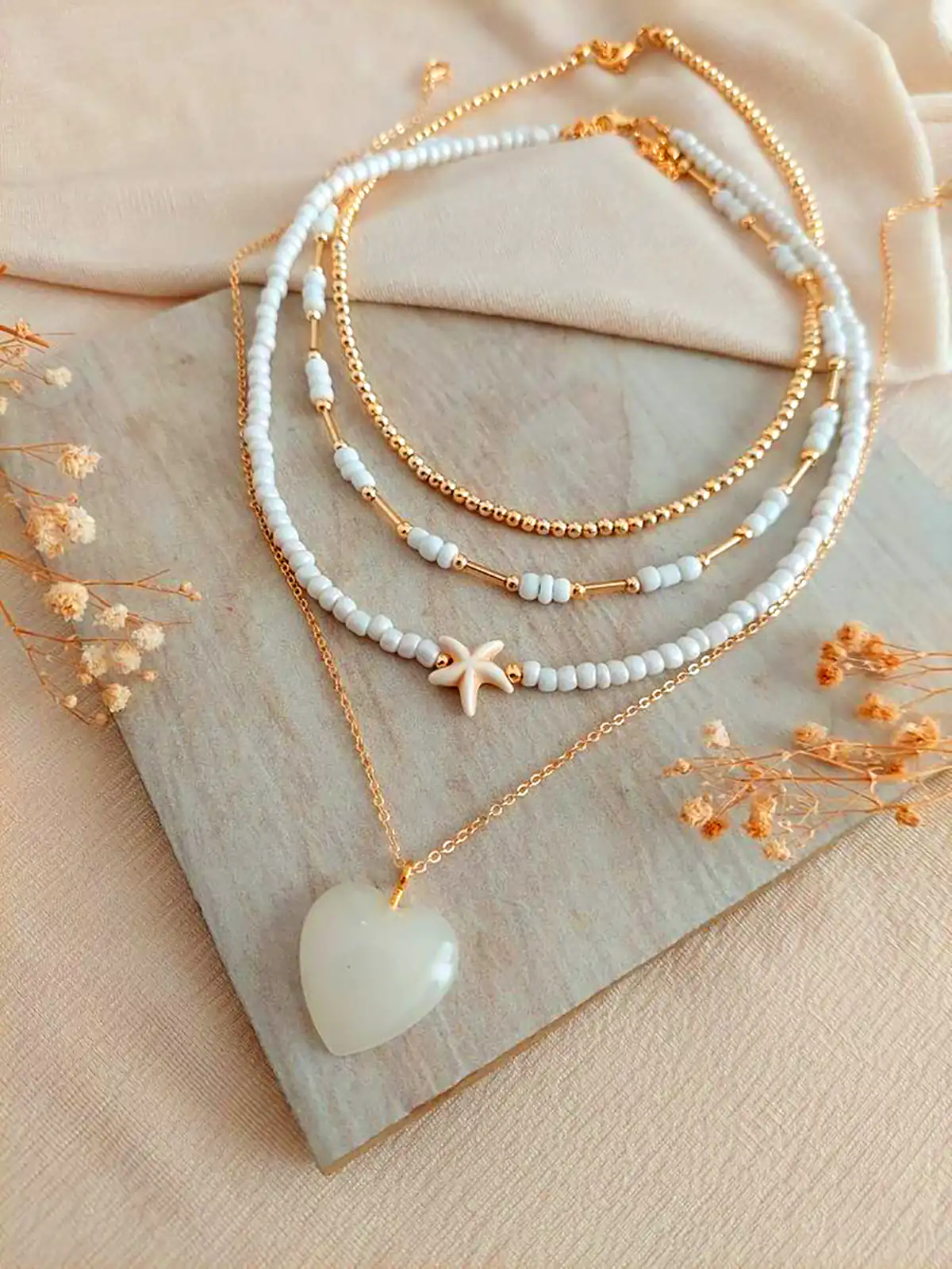 گردنبند مدرن و خاص سنگی