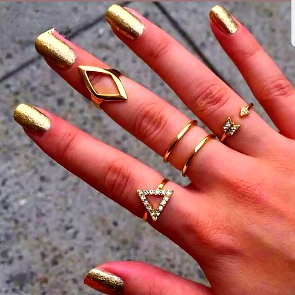 ناخن آینه ای براق خاص