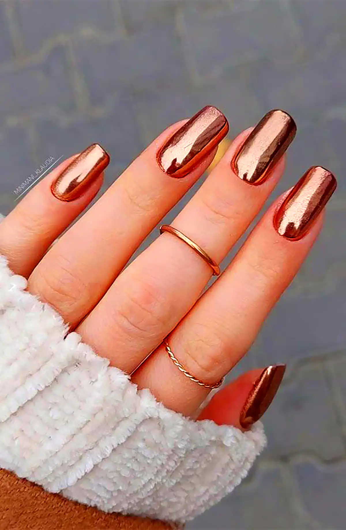ناخن آینه ای براق خاص