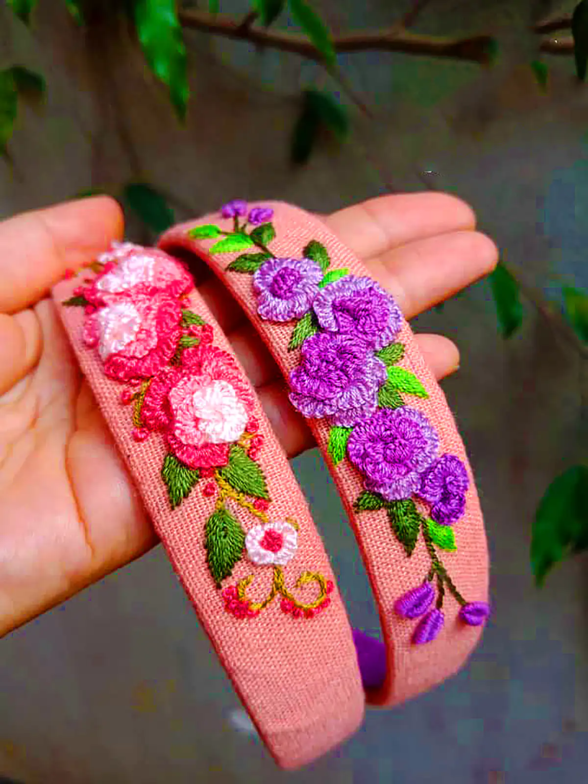 تل موی گلدوزی