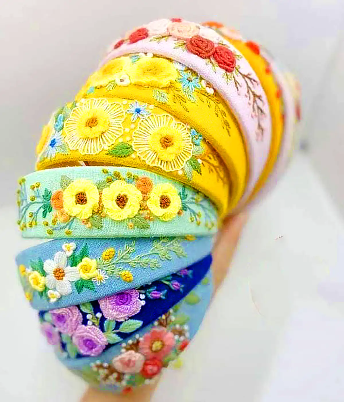 تل موی گلدوزی