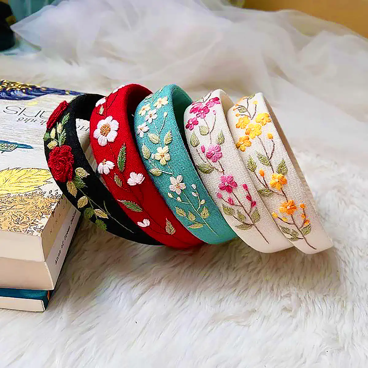 تل موی گلدوزی