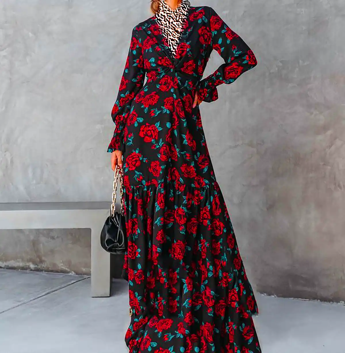 پیراهن نخی راسته زنانه