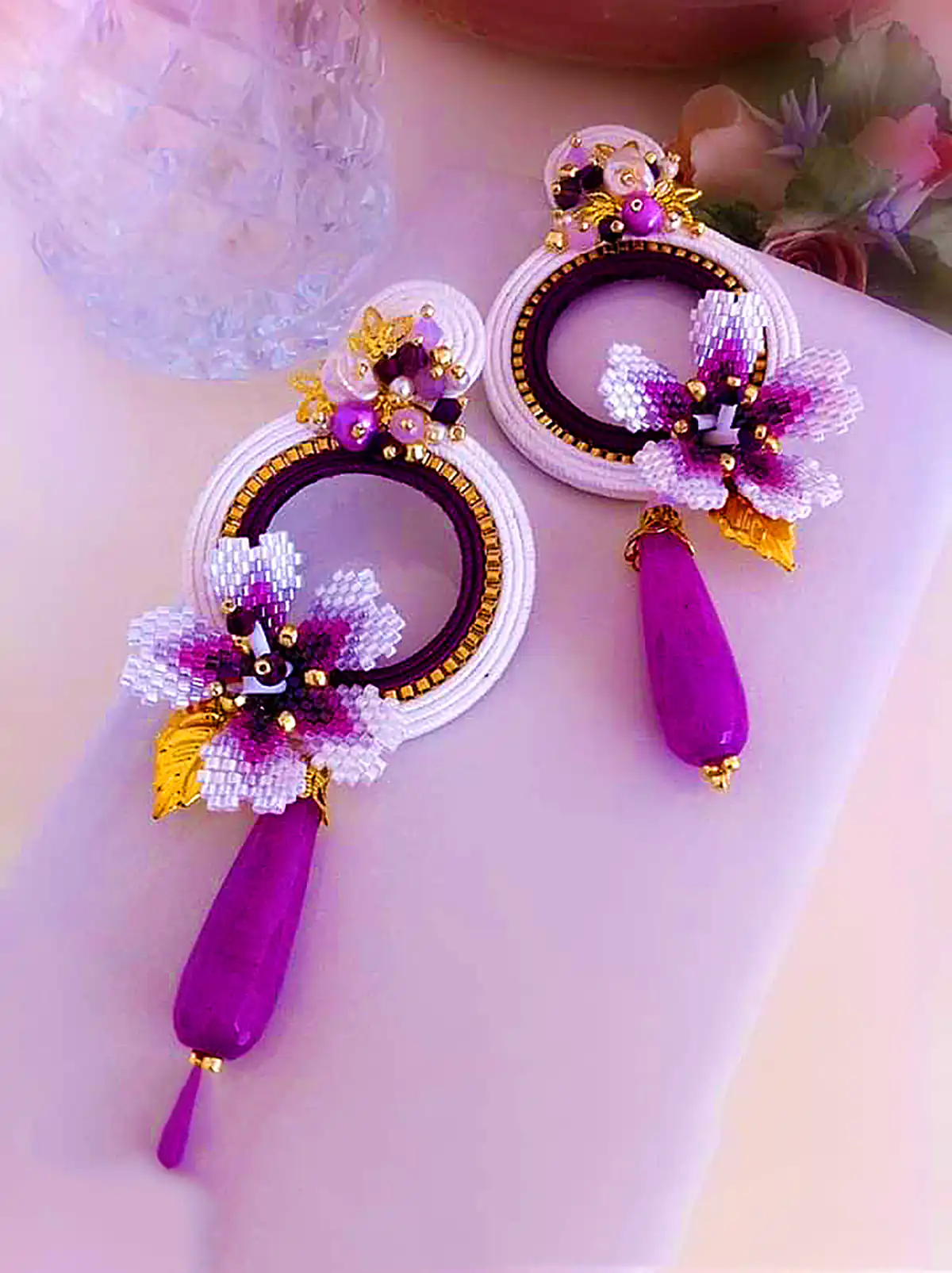 گوشواره سوتاچ دست‌ساز و جذاب