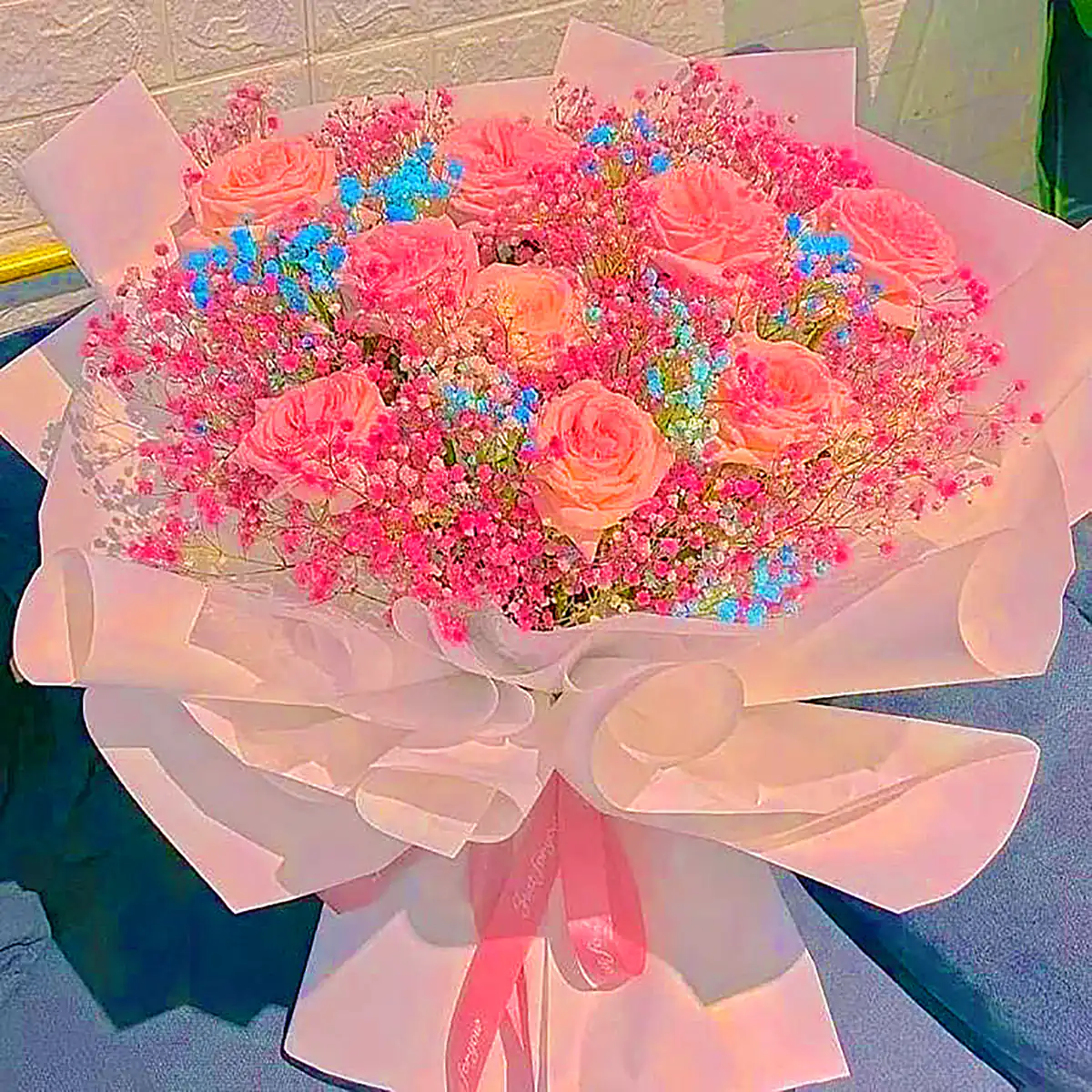 دسته گل ژیسپوفیلا