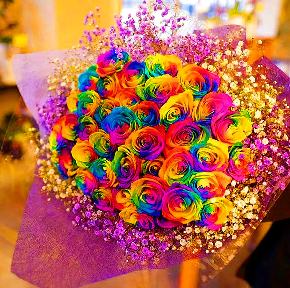 دسته گل ژیسپوفیلا