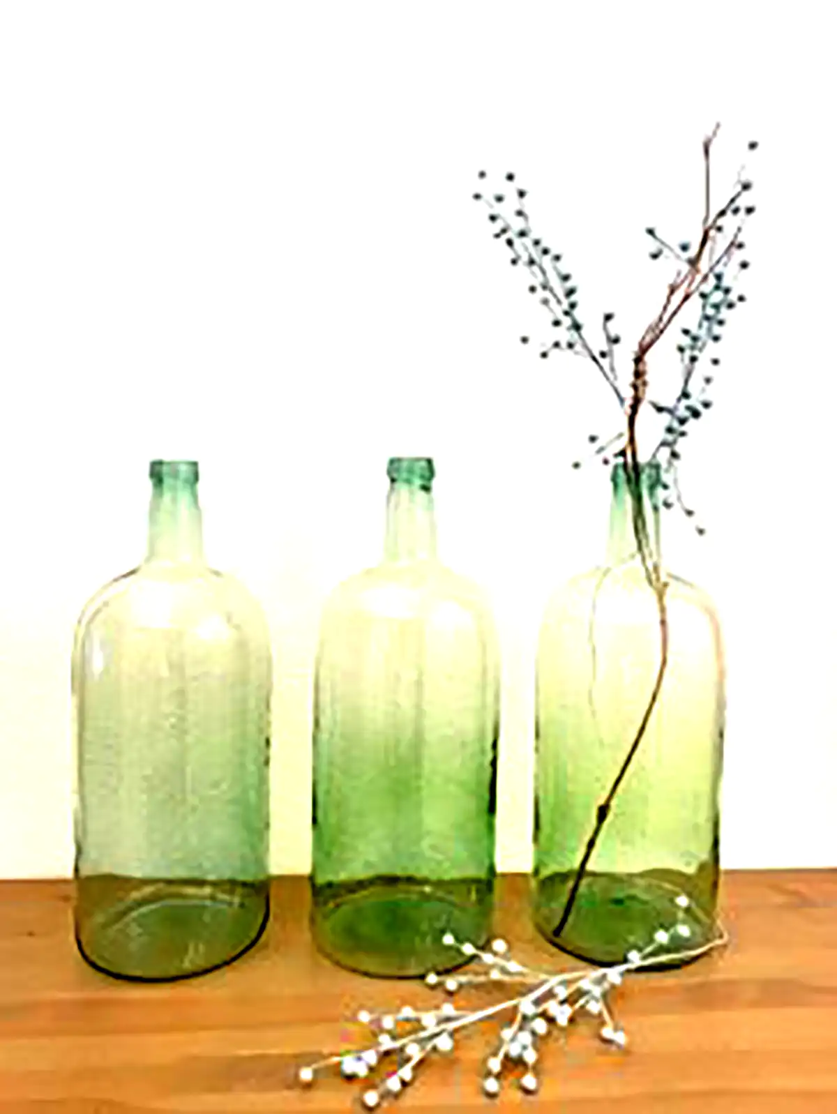 گلدون شیشه ای رنگی