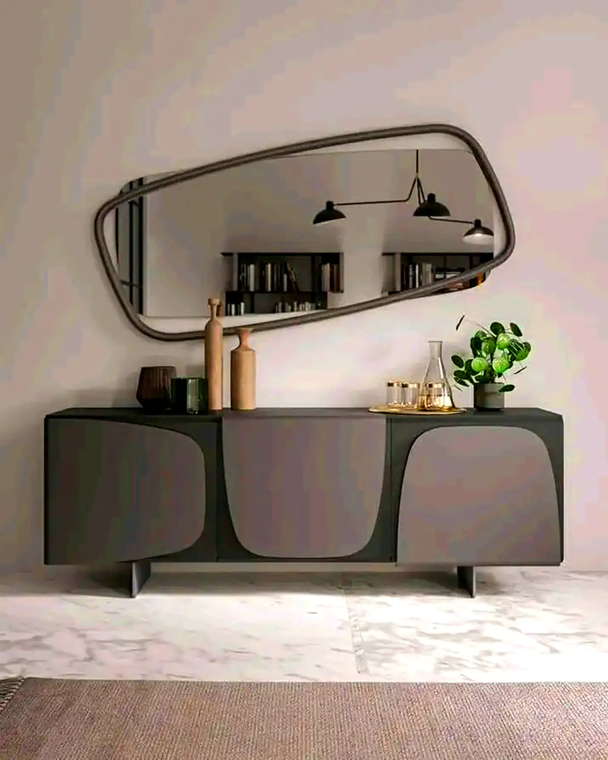 آینه کنسول مدرن