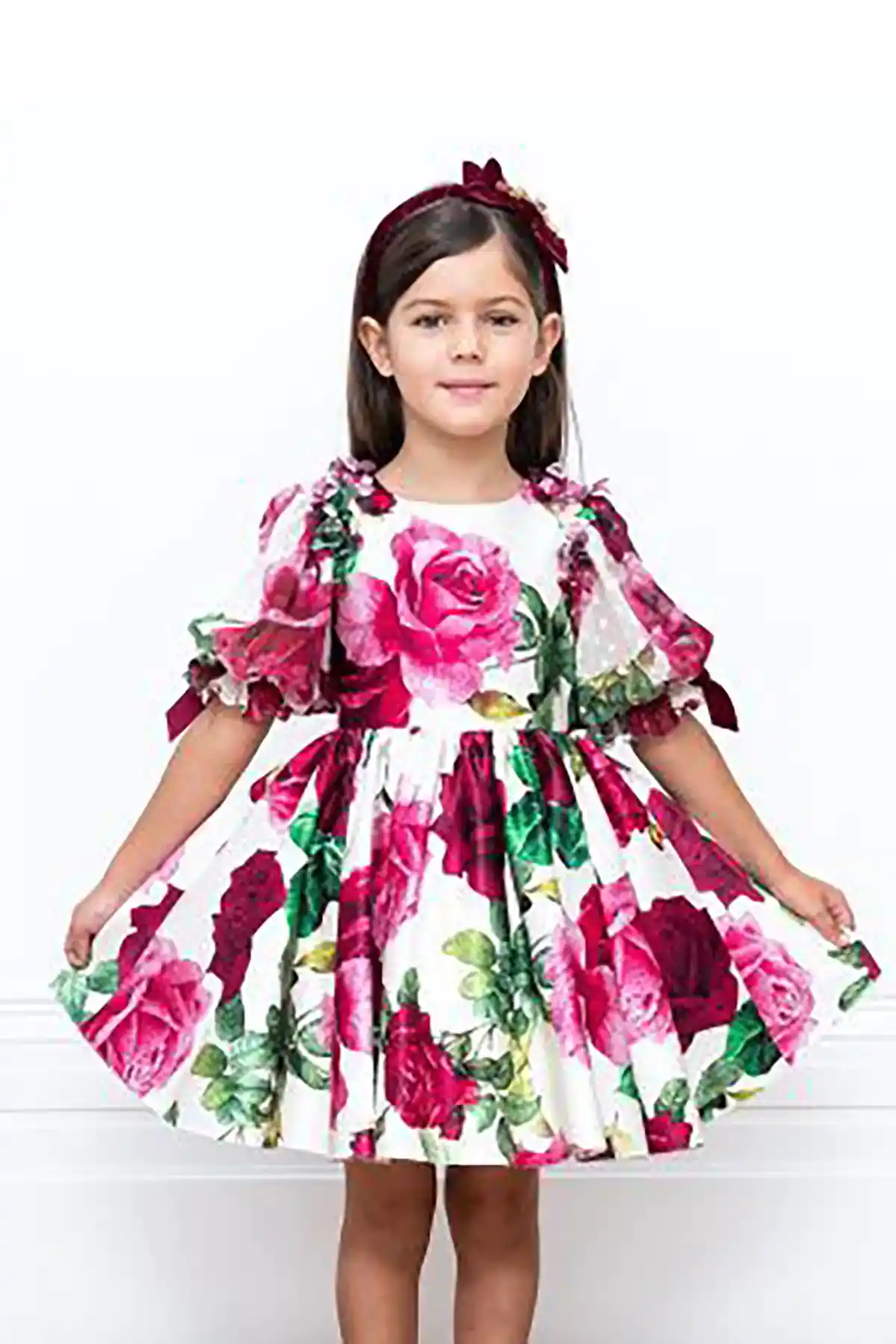 سارافن بلند گل گلی دخترونه