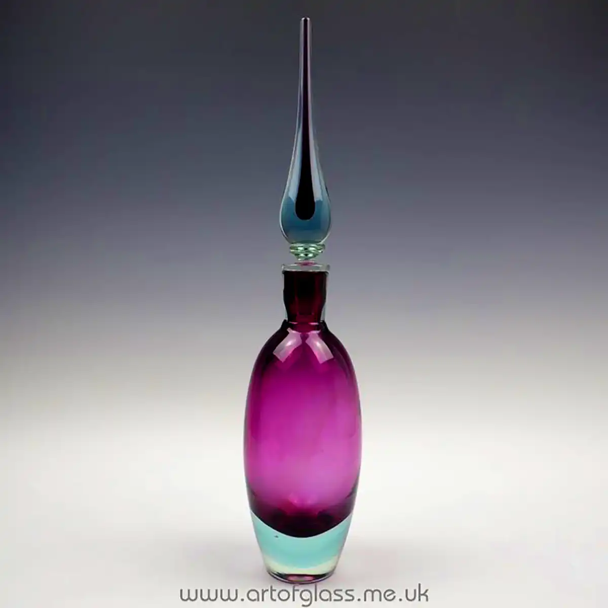 بطری رنگی شیشه ای