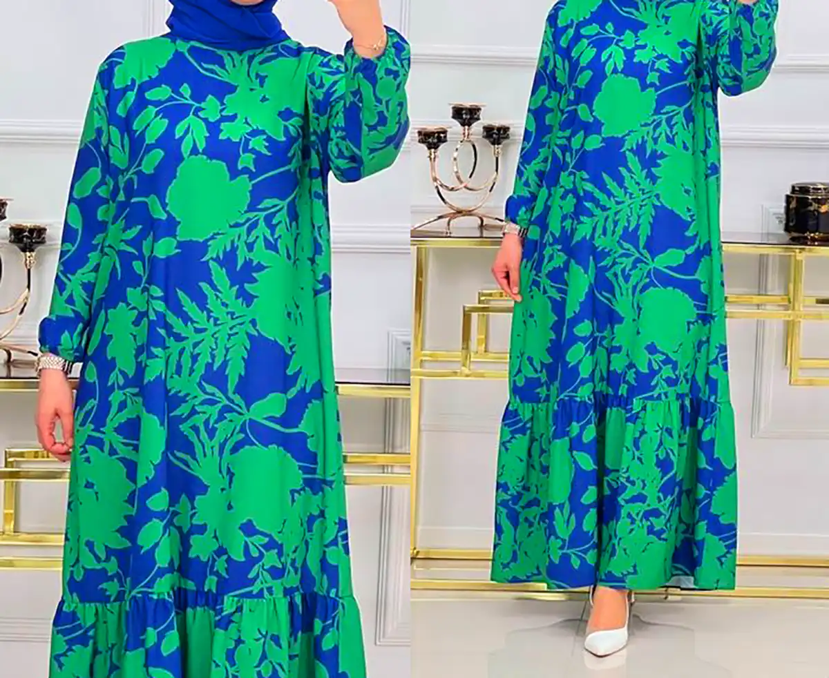 لباس زنانه با طرح گلگلی