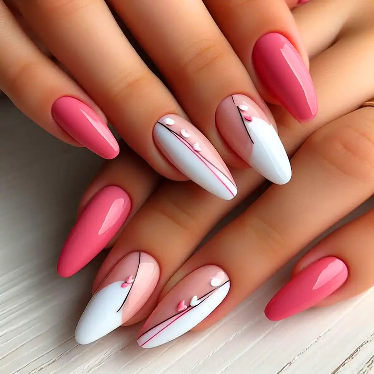 ناخن ژله‌ای بلند شیک