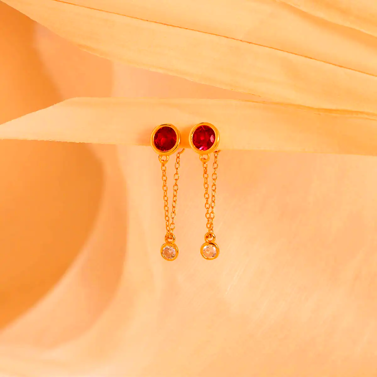 گوشواره لوکس و کلاسیک طلا