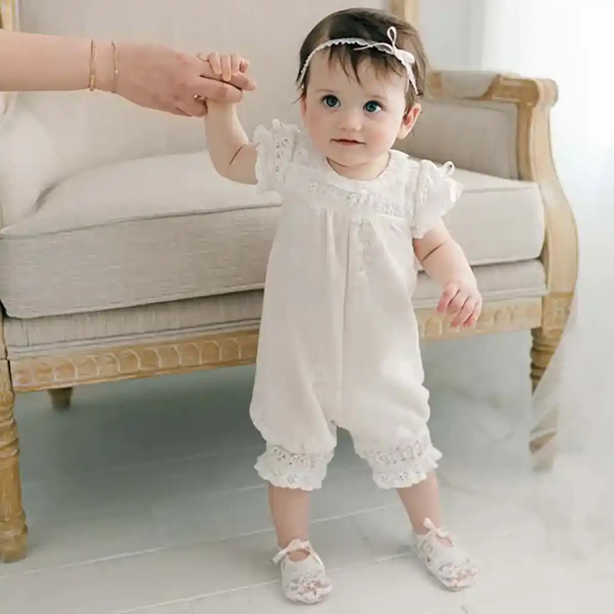 سرهمی سفید دخترانه شیک