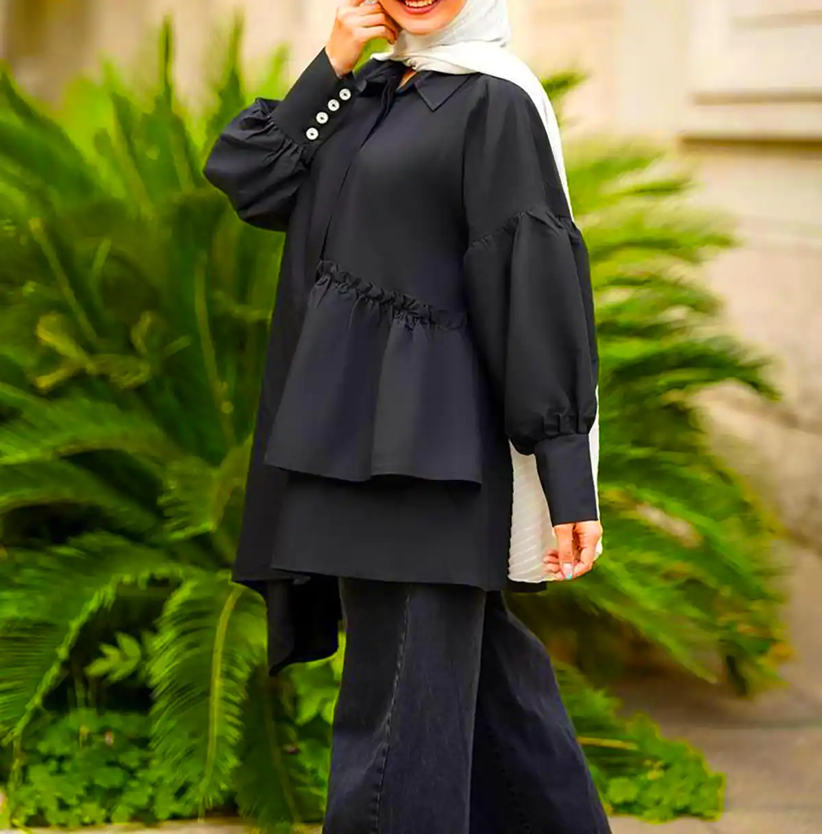مانتو کتان ساده و جذاب