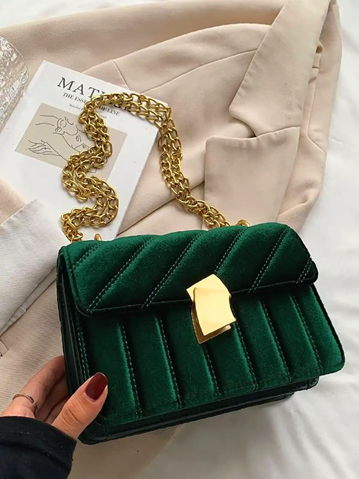 کیف سبز زارا 