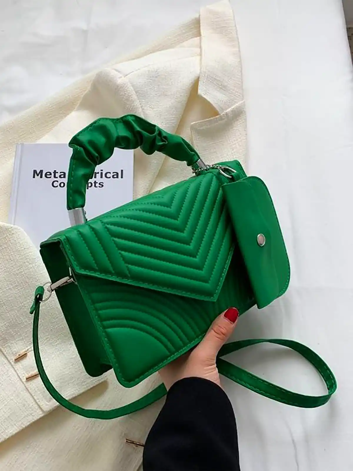 کیف سبز زارا 