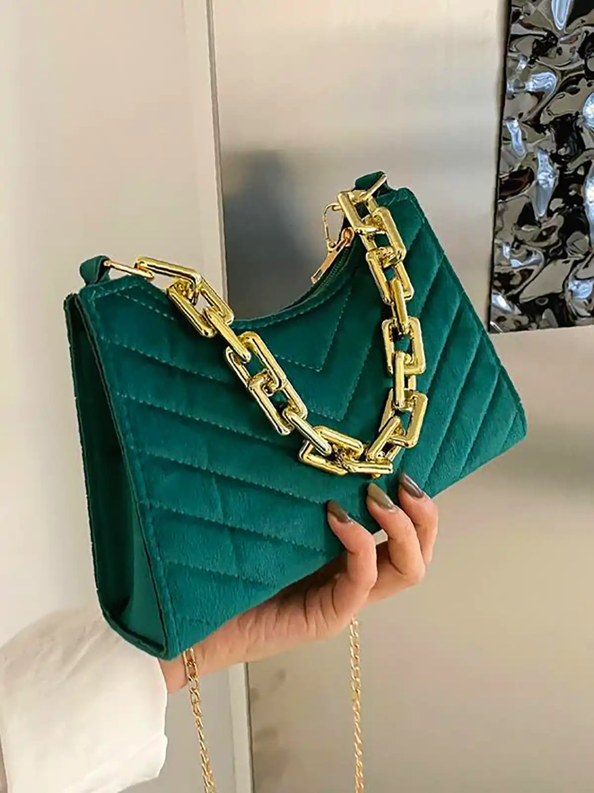 کیف سبز زارا 