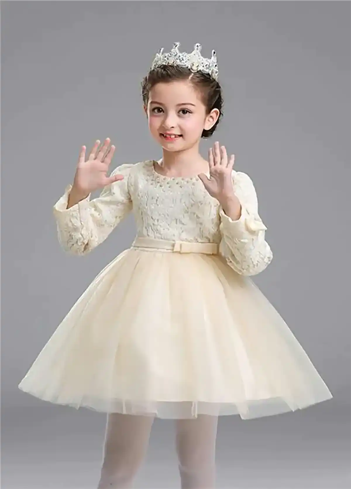 پیراهن عروسکی دخترانه نباتی